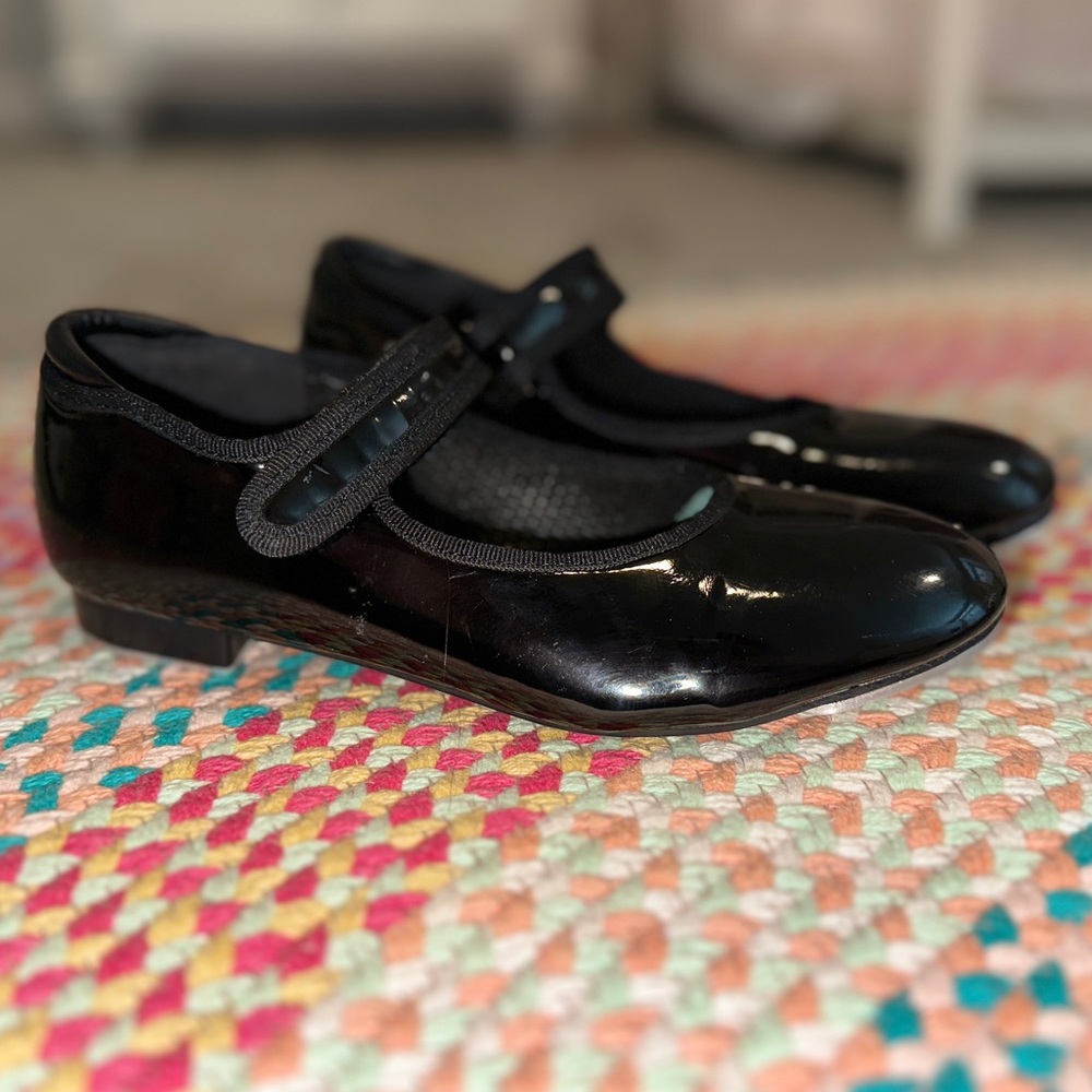 Girls Danskin Freestyle Black Tap Shoes Size 1